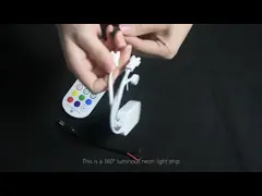 Addressable Circular 360° Neon Led Light For Festival Merchandising Item Type Neon Lights