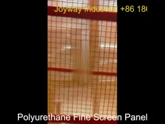 700mm*1040mm Polyurethane Fine Screen Mesh For Screener