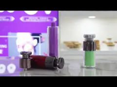 Double wall AS plastic airless cosmetic packaging 15ml 30ml 50ml custom decoration color empty skincare beauty  serum lotion vacuum pump container