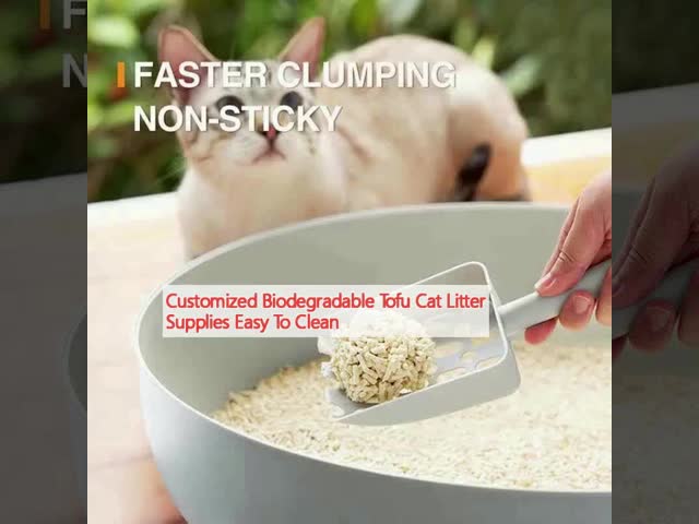 ODM Natural Clumping Cat Litter Dust Free All Natural Cat Litter