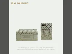 Custom Skin Care Cosmetic Packaging Carton , Tuck Top Custom Printed Folding Packaging Box