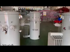 167Kva Single Phase Pole  Mounted Transformer CSP Type Distribution Liquid Filled 100Hz  4160V To 480V FR3