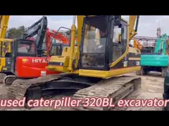 20 Ton Used Caterpillar 320BL Excavator with ORIGINAL Hydraulic Valve and Cat Engine video
