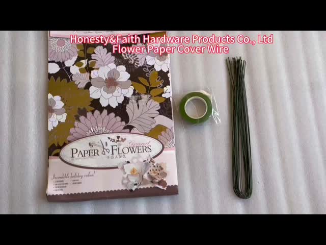 Soft Type Anti - Rust  Paper Covered Wire For Decoration Christmas Trees