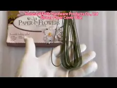 Soft Type Anti - Rust  Paper Covered Wire For Decoration Christmas Trees