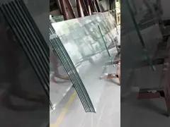 Büyük sertleştirilmiş cam panelleri ince cilalı kenar 3mm 4mm 5mm 6mm 8mm sertleştirilmiş güvenlik camı Pencereler ve kapılar için 12mm sertleştirilmiş cam