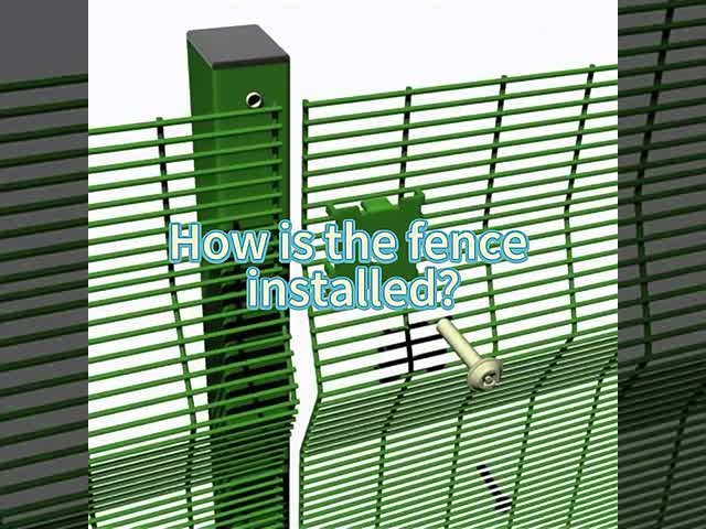 Low Carbon Steel Wire Highway Fence 358 High Security Fence Hot Dipped Galvanized