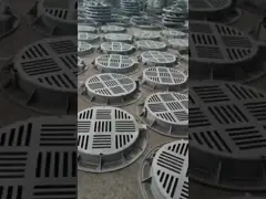 High Strength Ductile Iron Grate Gully Spray Paint For Sewer Outlets 20kg To 30 Kg