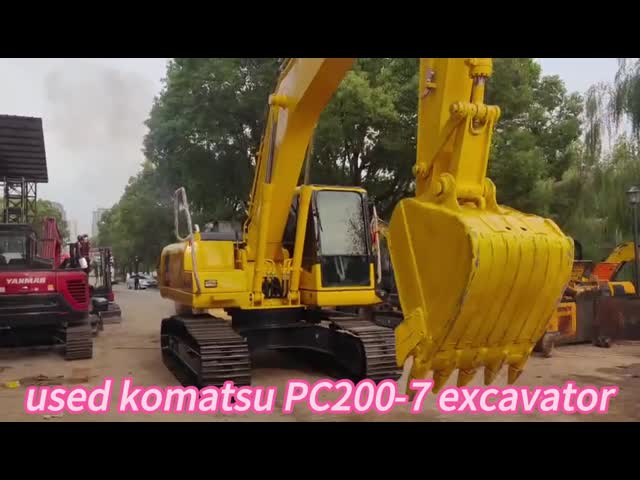 2018 Год Оригинальный Komatsu PC200-7 экскаватор Digger в Шанхае Япония Crawler для дизайна