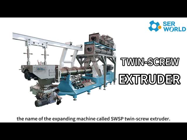 Automatic Animal Feed Extruder Machine 3-5t/h for Soybean Corn Puffing