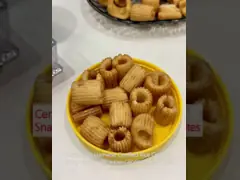 Certified Rice Crackers Crispy Snacks Low Calorie Crunchy Bites