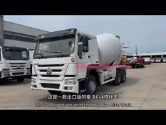 Sinotruk Howo 15 CBM Truck trộn bê tông tự tải 6x4 với động cơ WEICHAI
