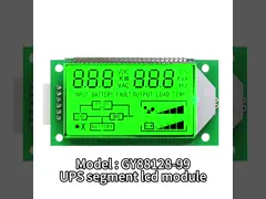 Custom LCD Segment Display TN Positive LCD Display PIN Connect For UPS