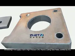 Plaques d'acier à découpe par plasma CNC de haute précision