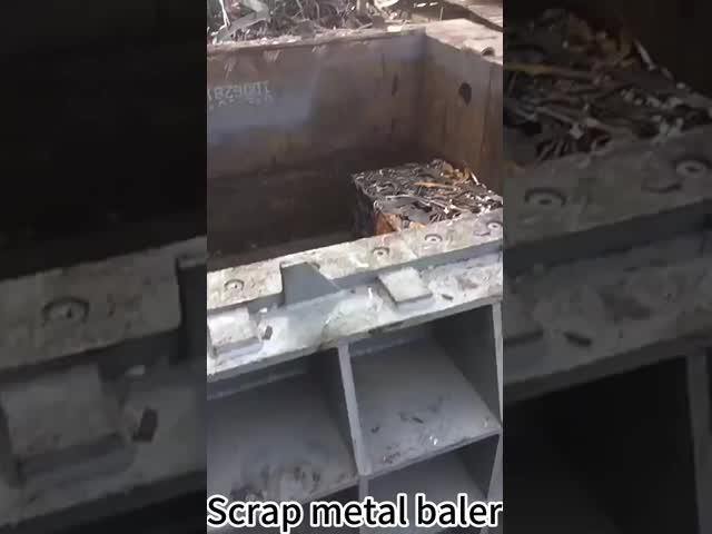 5000kg Aluminum Metal Packing Machine for Scrap Metal Compactor Baler Balling Press