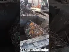 5000kg Aluminum Metal Packing Machine for Scrap Metal Compactor Baler Balling Press