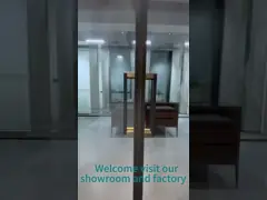 Hotel Villa Aluminum Folding Glass Doors Apartment Aluminium Bifold Glass Doors