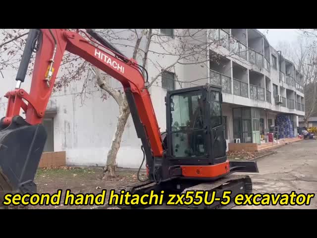 5тонная рабочая масса Использованный Hitachi zx55 мини-экскаватор оригинальный гидравлический насос