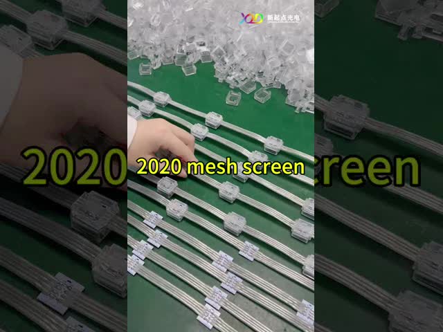 プログラム可能な透明LEDメッシュスクリーン S30 P50 P100 防水 IP65