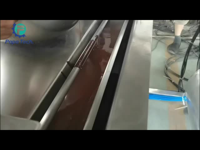 スティック・ビスケットを作るための自動フィンガー・ビスケット・チョコレートコーティング・マシン
