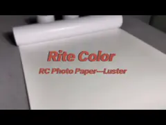 Inkjet Microporous Satin Finish Photo Paper , 260GSM Digital Printing RC Inkjet Photo Paper