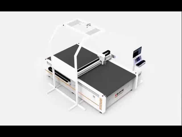 IBON1625 Knife Cutting Machine for Multi-layer High Precision (±0.1mm) Footwear Production Without Molds