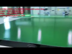 Linha de extrusão de folhas de alta transparência PC/PMMA Largura 2100 mm