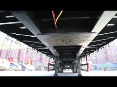 NDRC Announced Enterprise 3 Axle 40ft 50 ton Flatbed Side Wall Semi Trailer Bulk Cargo Truck