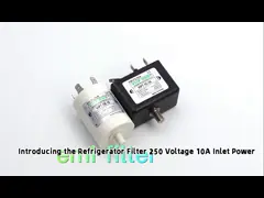 শিল্প প্রয়োগের জন্য স্ক্রু টার্মিনাল সহ 250VAC আইইসি ইএমআই ফিল্টার