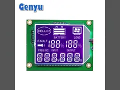 Segmented LCD Display BTN Negative White Digits HT1621 Driver PIN Connect