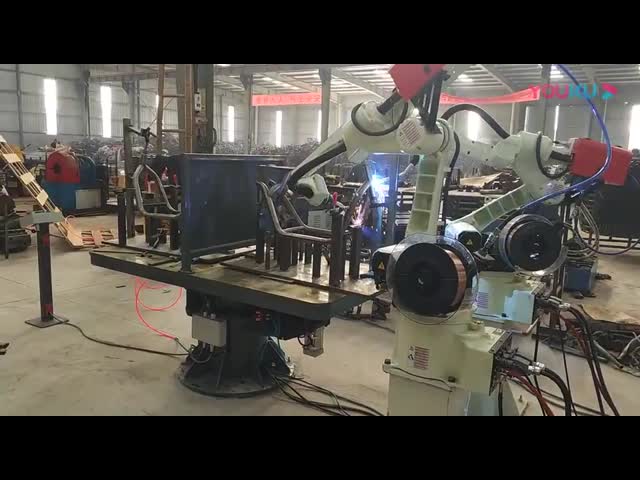 Роботизированные системы сварки для электрических велосипедов / мотоциклов RWS серии Роботизированная сварочная станция с 6-осной рукой робота Kawasaki