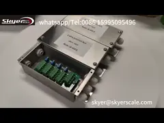 Floor Weight Scale 4 Loadcell Weighing Inox Junction Box