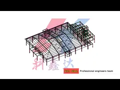 Endüstriyel Çelik Yapısal Binalar Prefabrik Çelik Tavuk Evi Özel