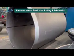 Custom Stamped or Pressed ASME / PED Shell Carbon Steel Dished Tank Heads