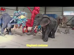 Спектакль Реалистичный взрослый слон Двойной костюм
