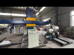 Steel Pipe And Bottom Inner Outer Surface Automatic Tank Polishing Machine
