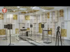 Panneaux de diffuseurs acoustiques en bois de 100 mm d'épaisseur de qualité E1 pour une clarté sonore