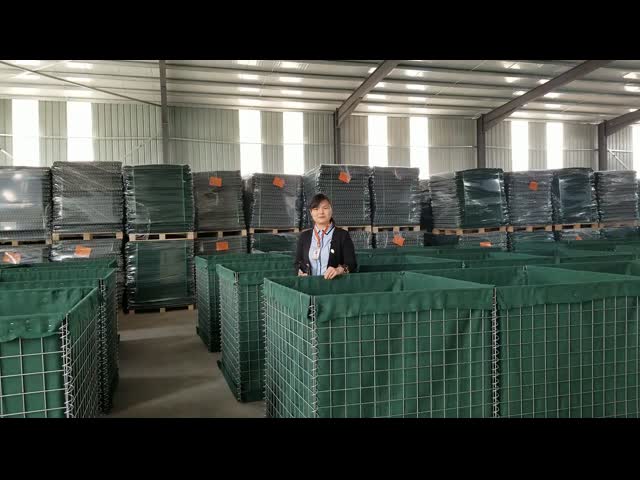 Galvanized Defensive Barrier Sand Bastion Explosion Proof Sand Wall Barrier