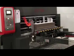 Steel Flexo Printing Cardboard Box Die Cutting Machine 380V/50Hz/3Ph For Carton Box Making