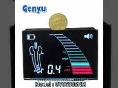 Black VA Segmented LCD Display 25PIN For Dental Measuring Instruments