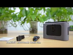 Fan Socool 20000mAh Mini Recarregável Portátil Emergência Power Clip Fan cintura Tipo-c Super Wind Super Quieto Fan de Mesa