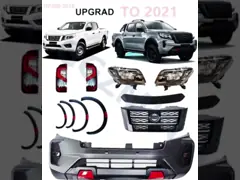 ISO9001 Nissan Frontier Wide Body Kit With Front Bumper For NAVARA NP300