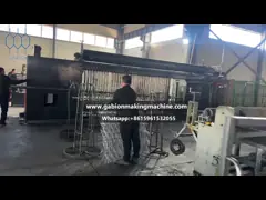 Verzinkte Stahldraht-PVC-beschichtete Draht-Gabion-Drahtmaschine