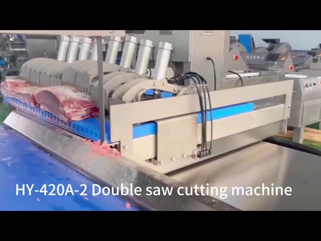 cortador automático a rendimento elevado dos ossos da máquina de corte da serra do dobro da carne de 440V 7.2HP