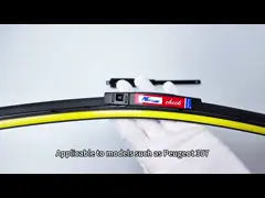 Plastic Car Wiper Accessories with 1 Wiper Arm, 1 Wiper Blade, And Necessary Hardware