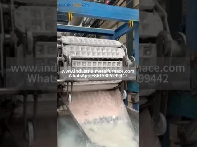 9M 10KG Full Automatic Aluminum Ingot Casting Machine