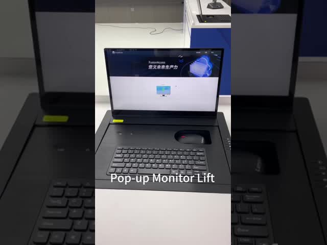 会議テーブルのLCDスクリーン ハイレベルミーティング用のタッチ機能とモーター制御の電気フリッパー