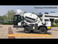 Great Mobility Self Loading Mixer 1.5m3 HK1.5 With Hydraulic Water Pump