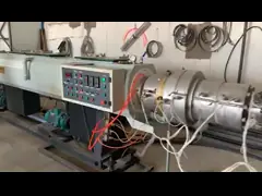 Đường dây sản xuất ống nhựa nguyên liệu PE HDPE LDPE với bộ điều khiển nhiệt độ OMRON