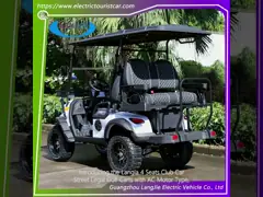 4 Seats club car street legal golf carts AC Motor Type لتحقيق أداء سلس ومستقر